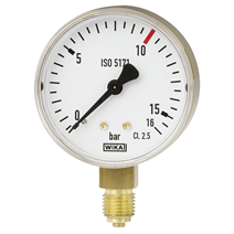 WIKA Models 111.11, 111.31 Bourdon Tube Pressure Gauge