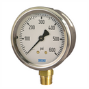 WIKA Model 213.53 Bourdon Tube Pressure Gauge Stainless Steel Case