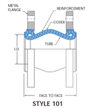 Rubber Expansion Joint - Style 101 Single Sphere Connectors